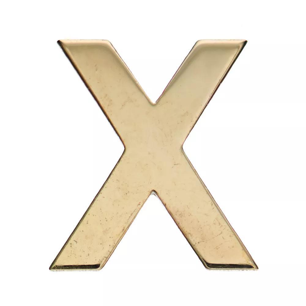 Au Naturale 14k Gold Initial Single Stud Earring, Women's Product Image