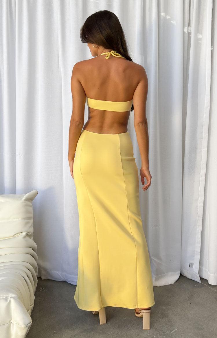 Fields of Gold Yellow Maxi Dress Product Image