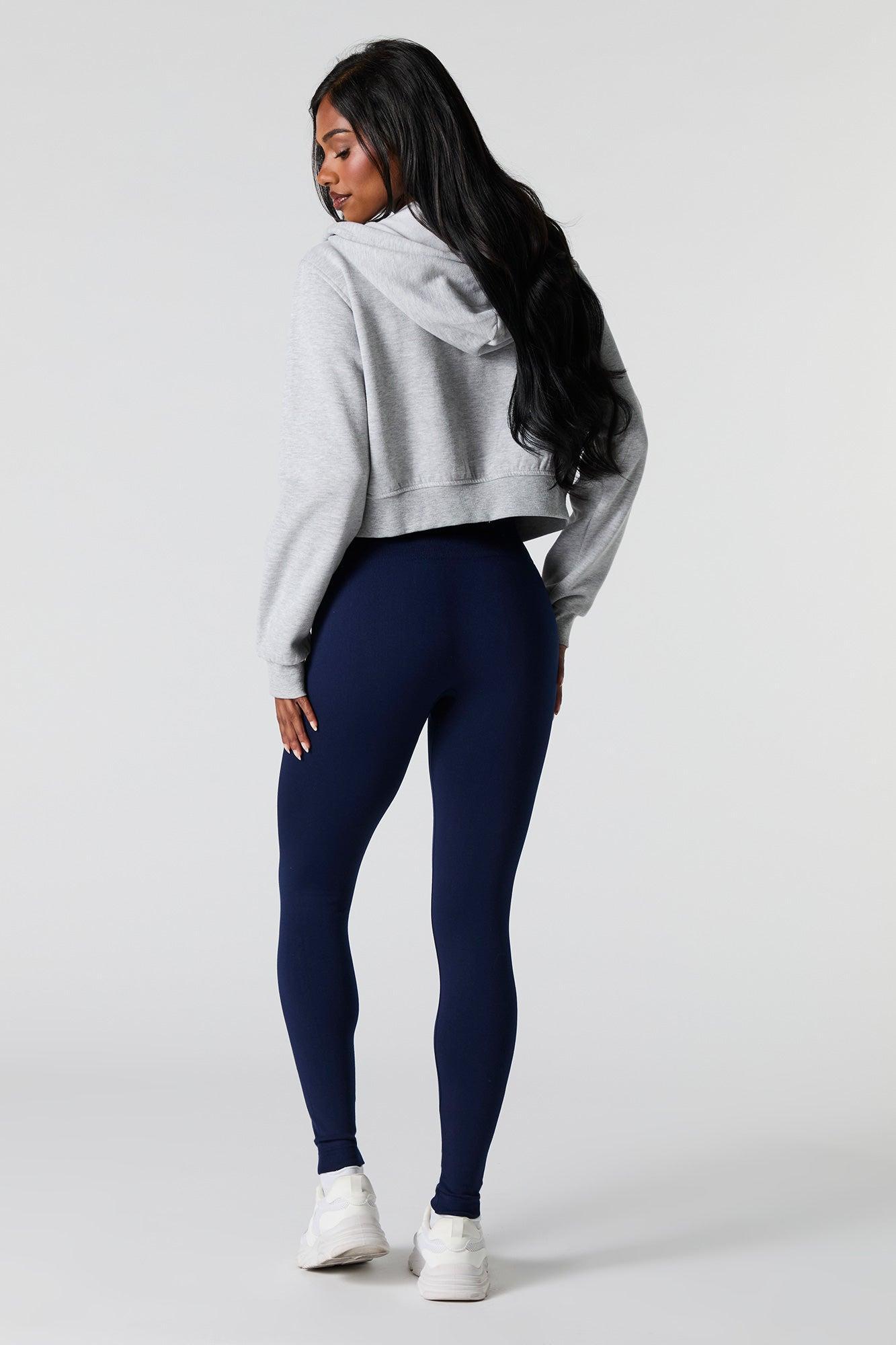 High Rise Seamless Fleece Legging Female Product Image