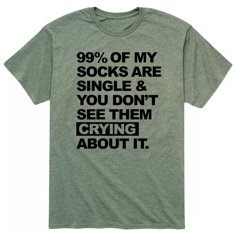Mens Socks Are Single Tee Product Image