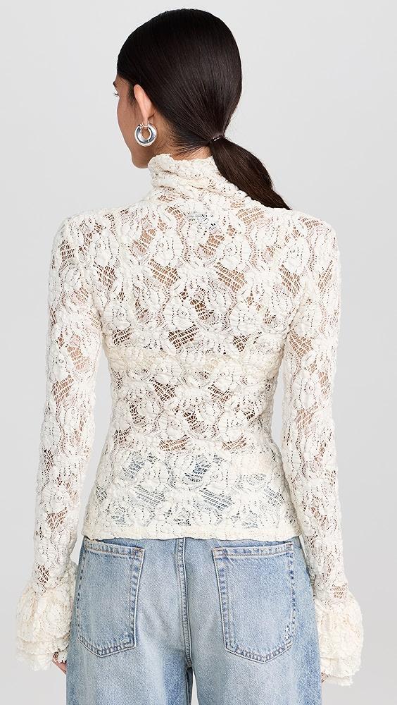 MSGM Lace Blouse | Shopbop Product Image
