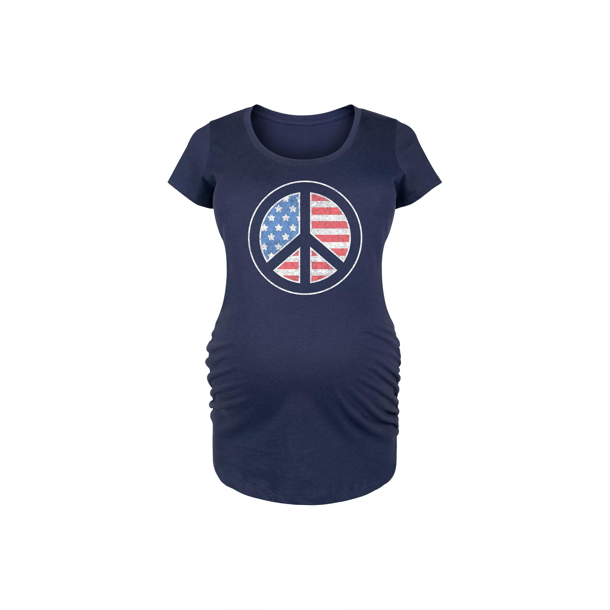 Maternity Snacks And Naps Graphic Tee, Womens Blue Product Image