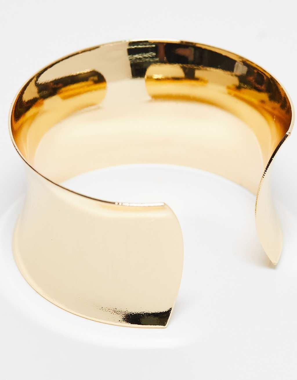 ASOS DESIGN wide cuff bracelet Product Image