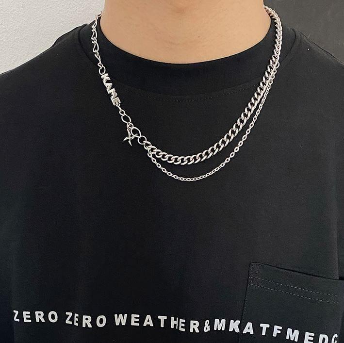 SHURIKEN PENDANT CHAIN NECKLACE 02 Product Image