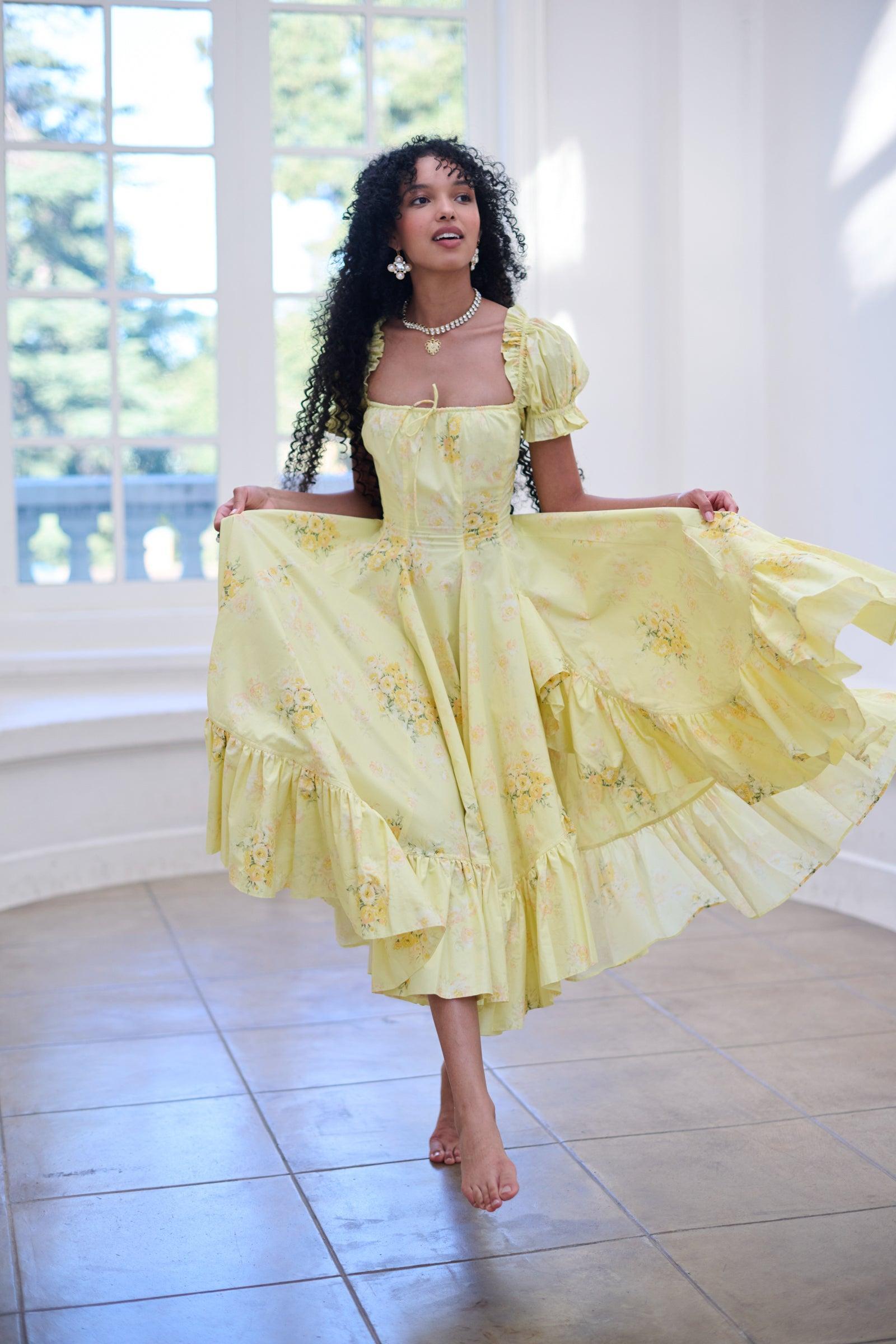Penelope Foxglove Dress Product Image