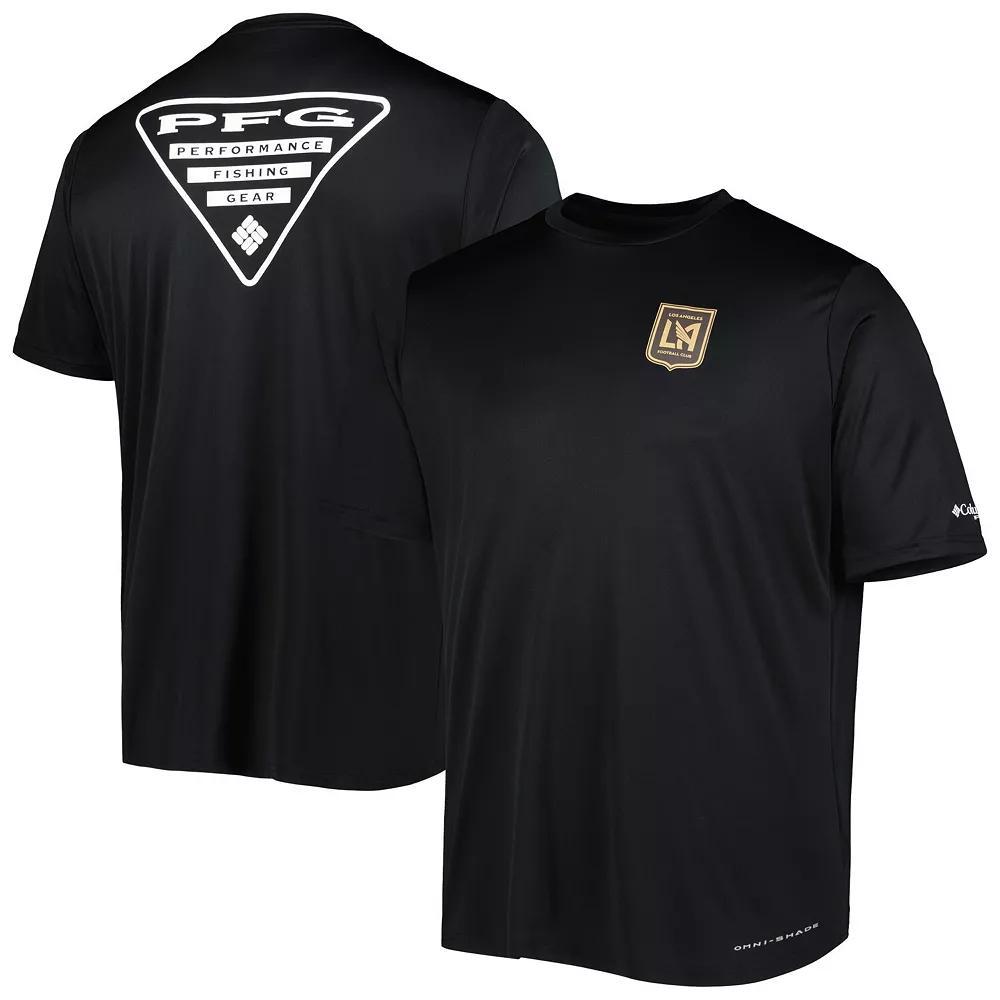 Mens Columbia Black LAFC Terminal Tackle Omni-Shade T-Shirt Product Image