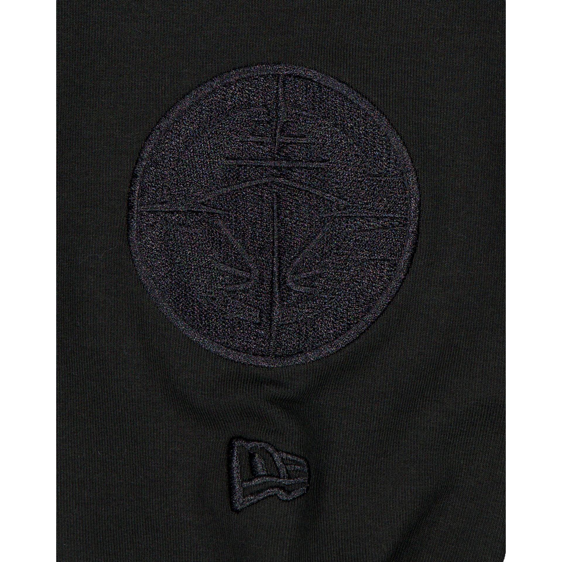 Boston Celtics Black on Black Logo Select Hoodie Male Product Image