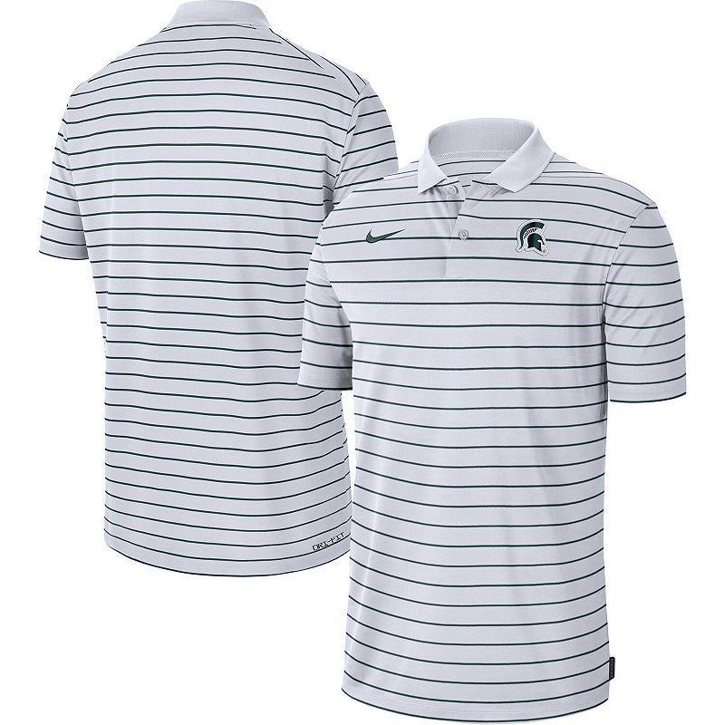 Men's Nike White Michigan State Spartans Icon Victory Coaches 2022 Early Season Performance Polo, Size: 2XL Product Image