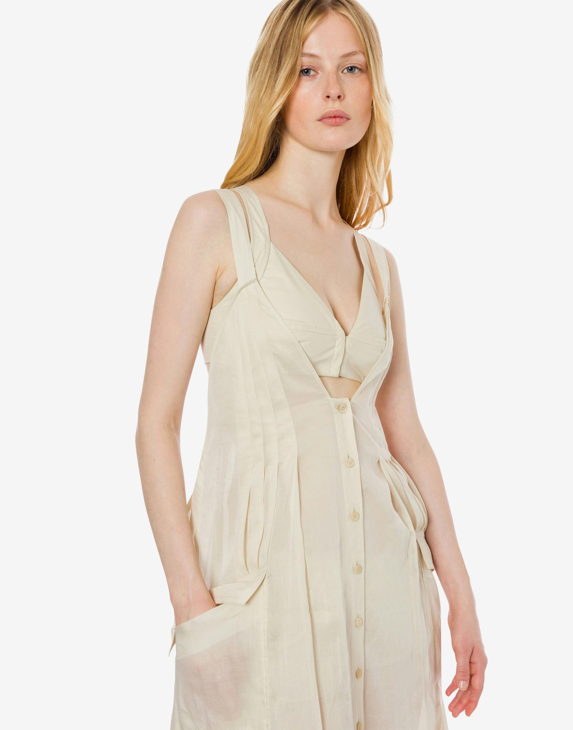 Organised muslin chemisier dress Product Image