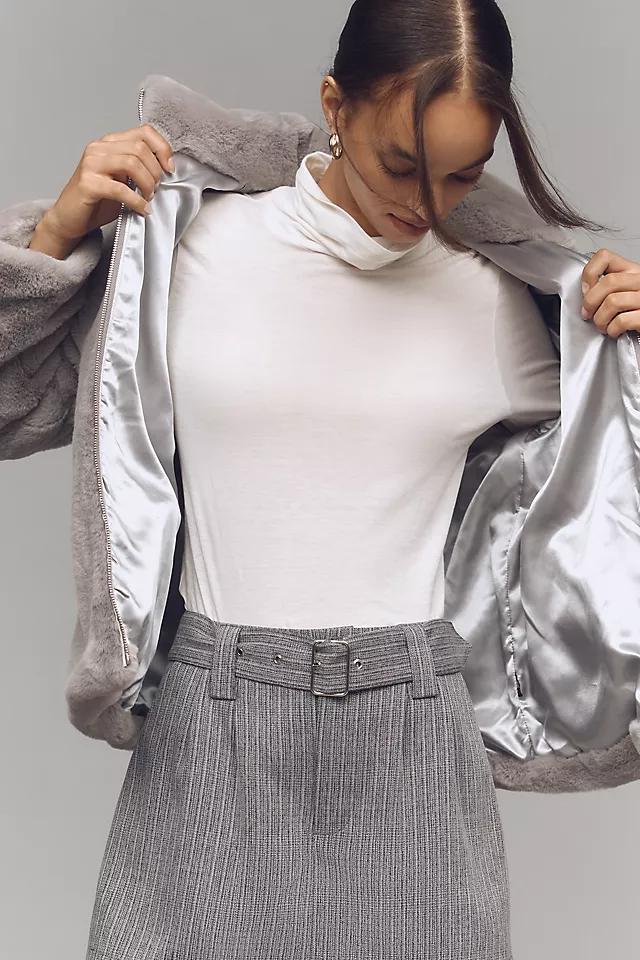Sanctuary Cropped Faux-Fur Coat Product Image