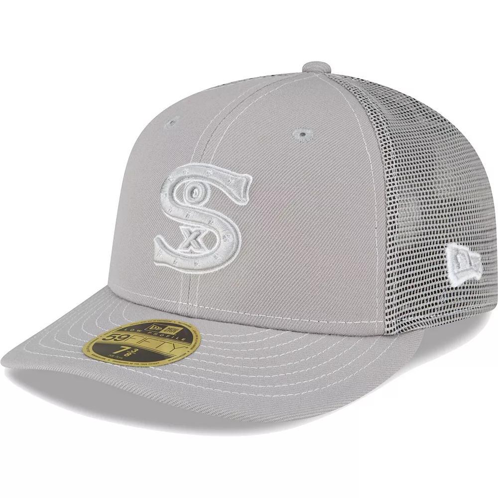 Men's New Era  Gray Chicago White Sox 2023 On-Field Batting Practice Low Profile 59FIFTY Fitted Hat, Size: 7 3/8, Grey Product Image