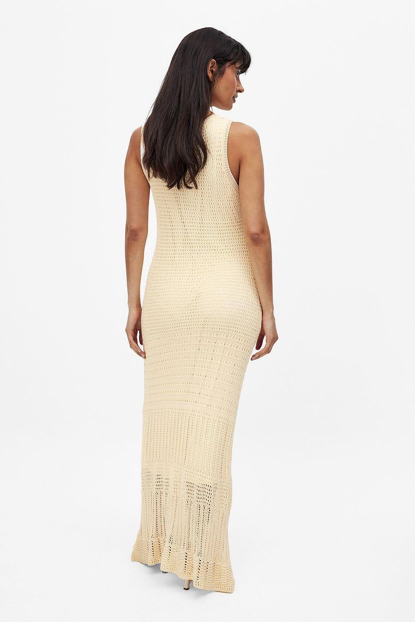 Knitted Crochet Maxi Dress Product Image