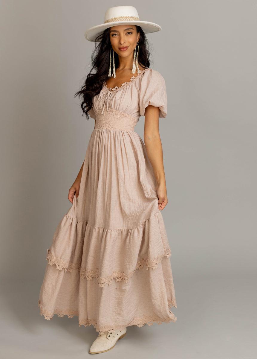 Cristina Dress in Shell Female Product Image