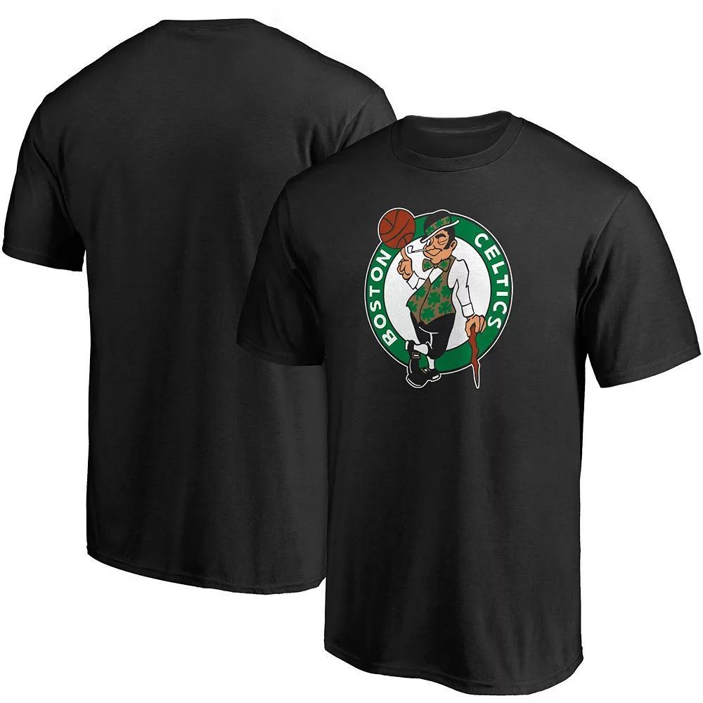Men's Fanatics Branded Black Boston Celtics Primary Team Logo T-Shirt, Size: Large Product Image