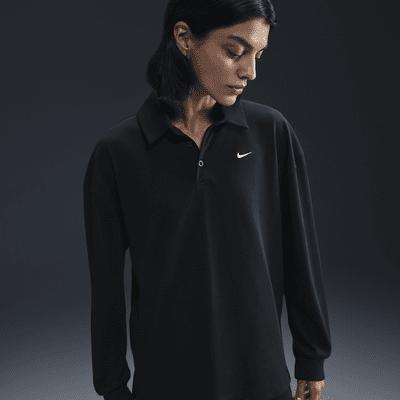 Nike Sportswear Essential Women's Oversized Long-Sleeve Polo Product Image