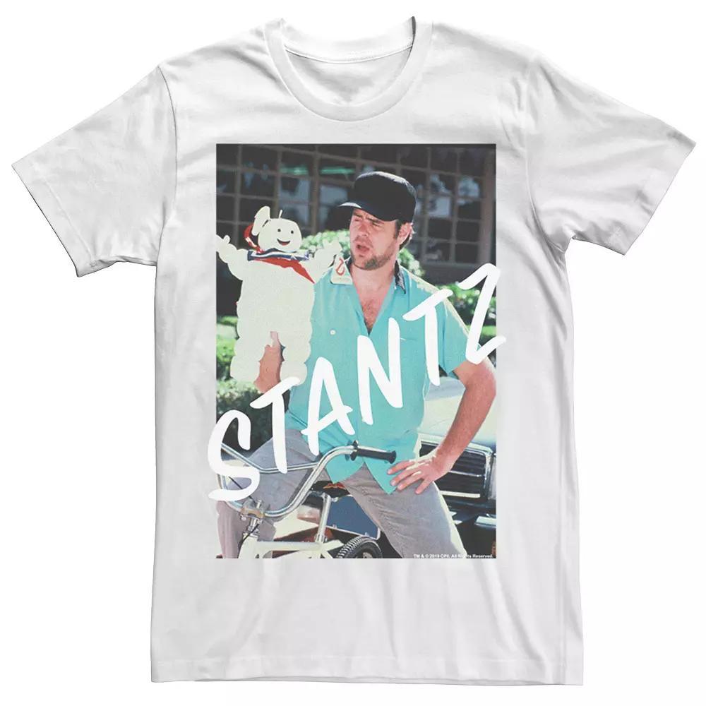 Mens Ghostbusters Stantz On Bike Photo Graphic Tee Product Image