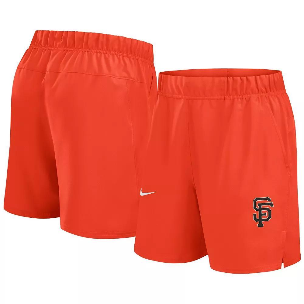 Men's Nike Orange San Francisco Giants Woven Victory Performance Shorts, Size: 2XL Product Image