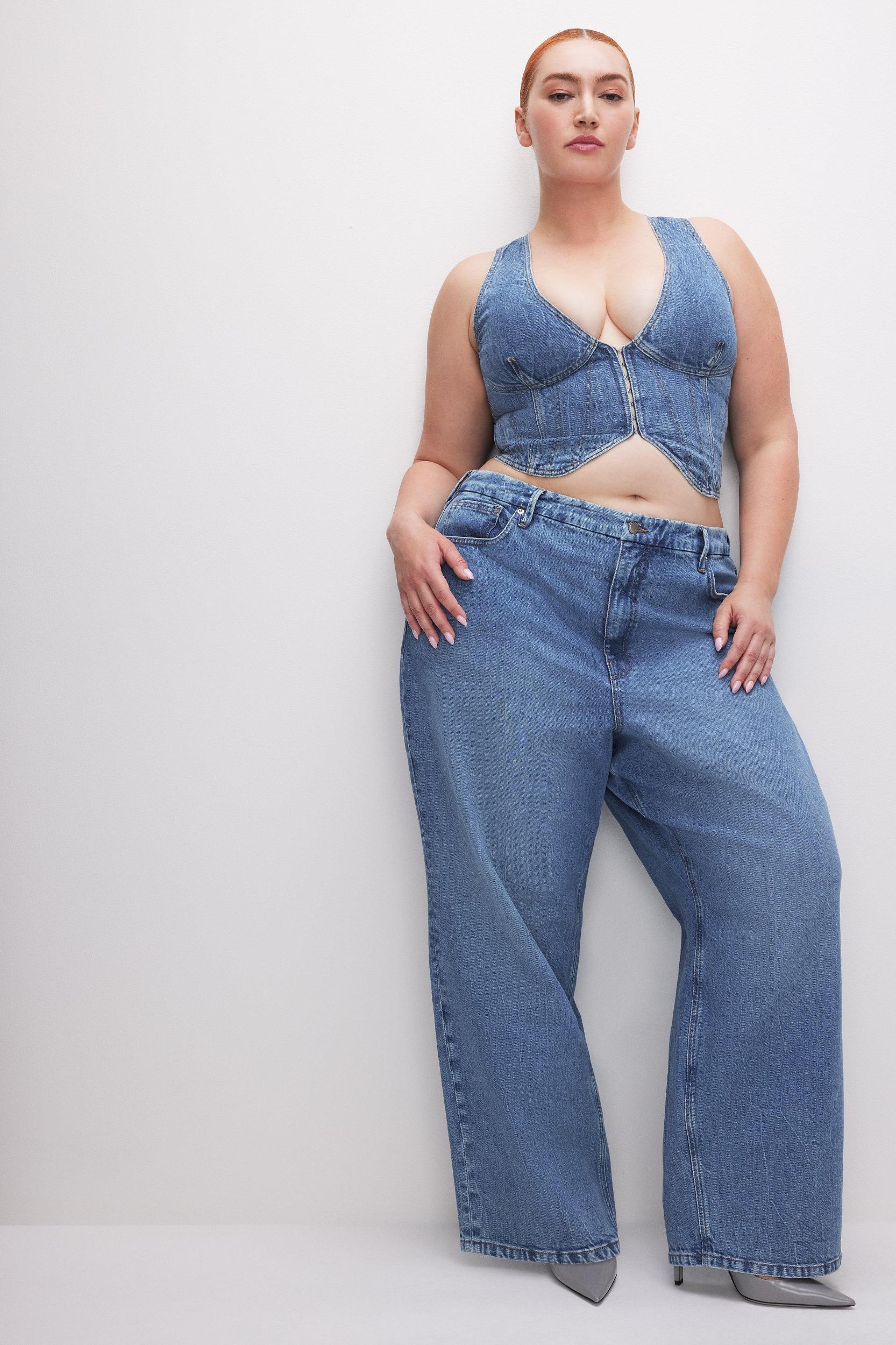 OVERSIZED STRAIGHT JEANS | INDIGO599 Product Image