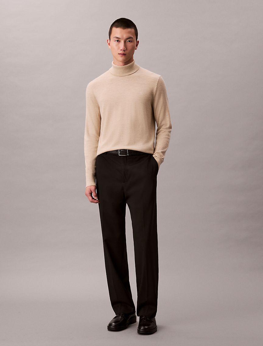 Extra Fine Merino Blend Turtleneck Sweater Product Image