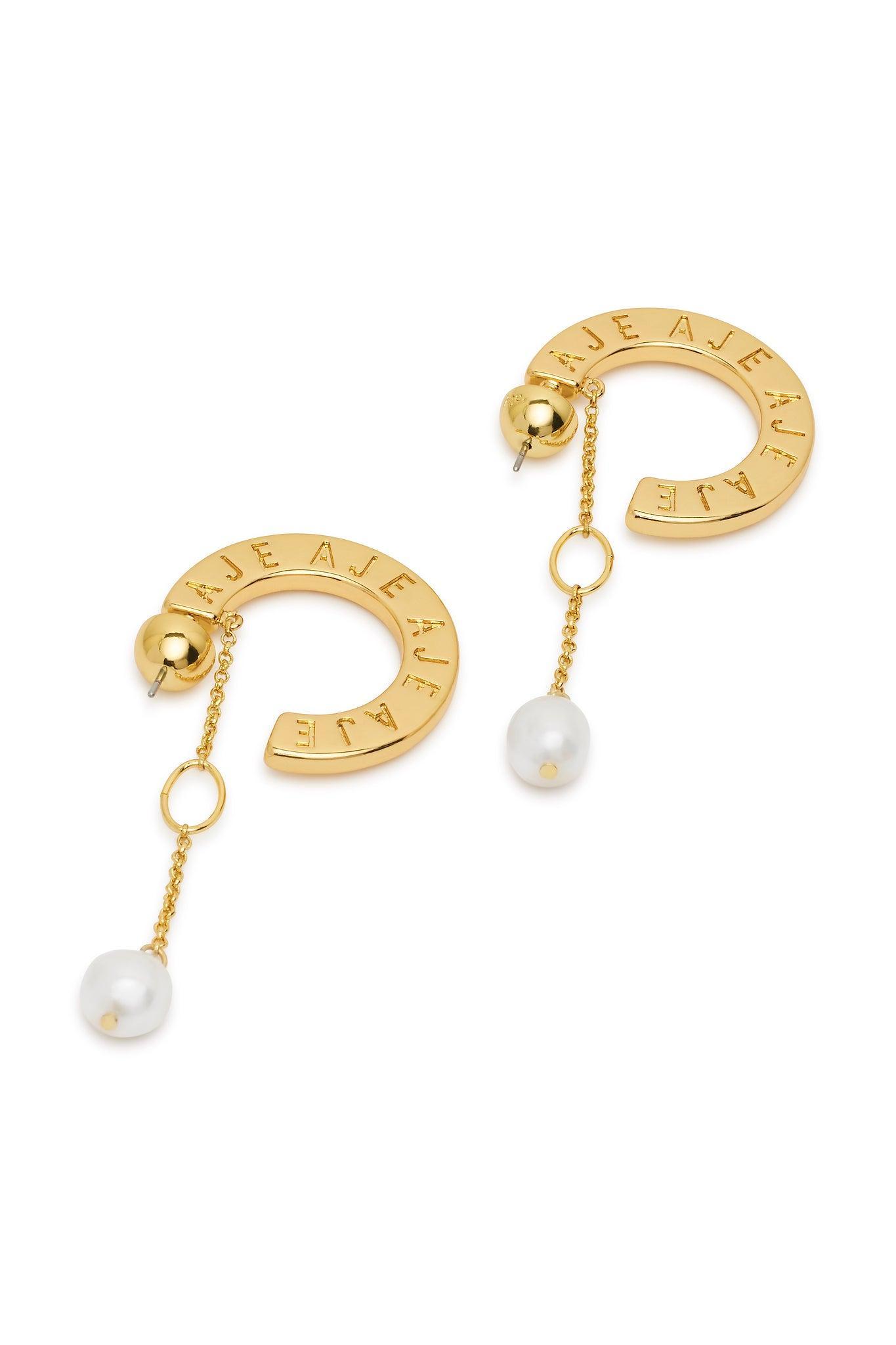 Amelia Pearl Drop Stud Product Image