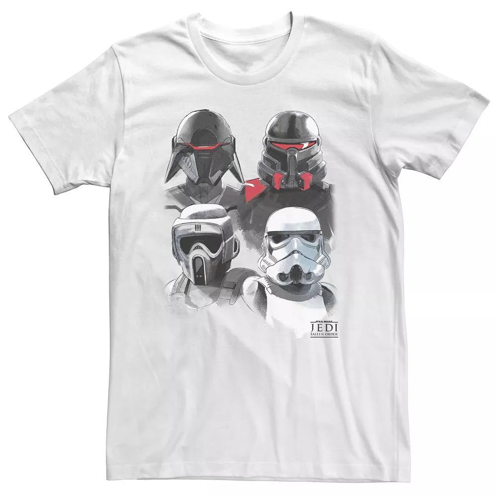 Big & Tall Star Wars Jedi: Fallen Order Darth Vader's Inquisitor Squad Tee, Men's, Size: 5XL, White Product Image