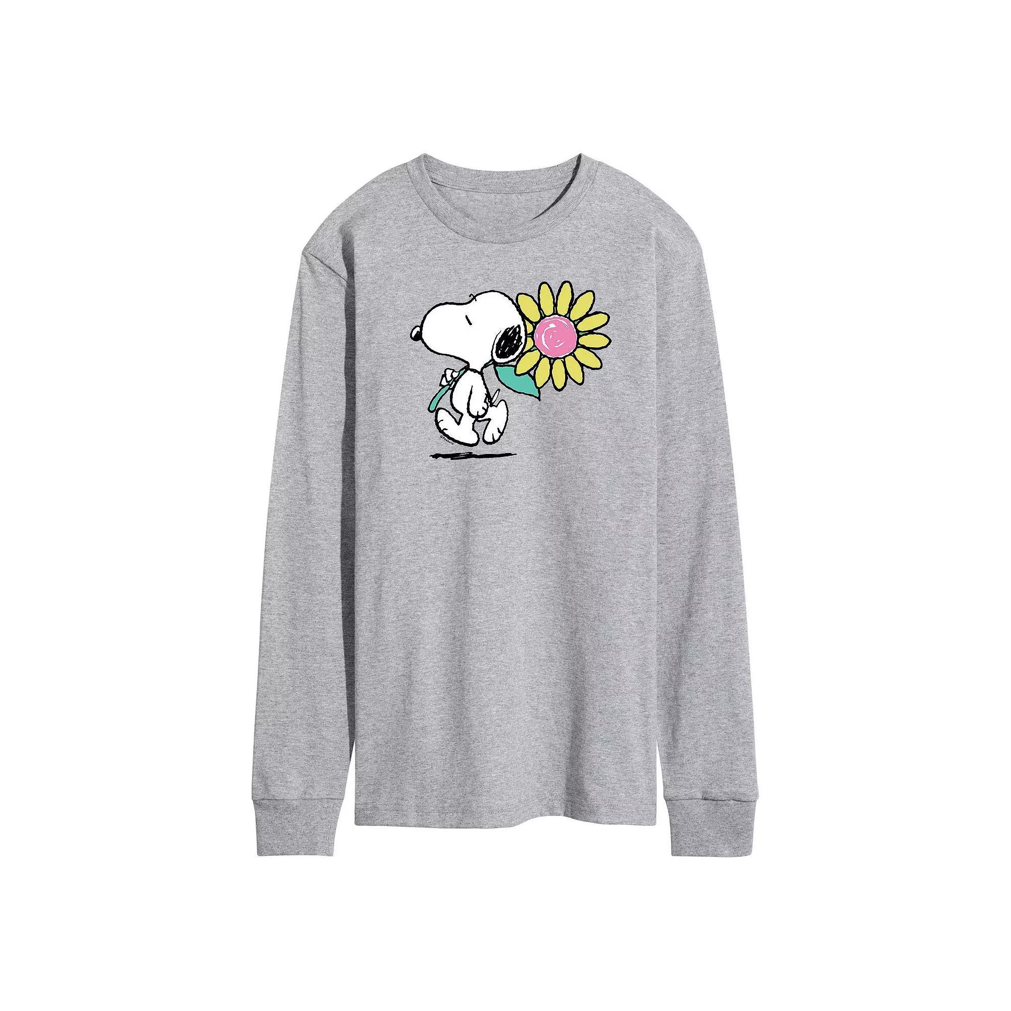 Mens Peanuts Snoopy Daisy Long Sleeve Product Image