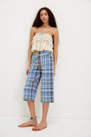 Bay Course Straight Cropped Pants Product Image