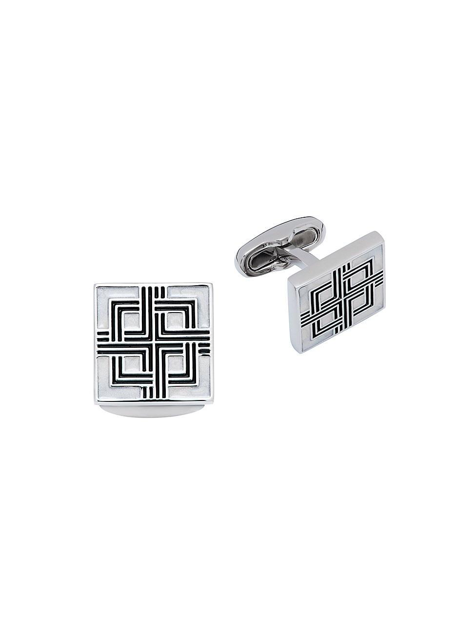 Link Up Square Mother Of Pearl Cufflinks Product Image