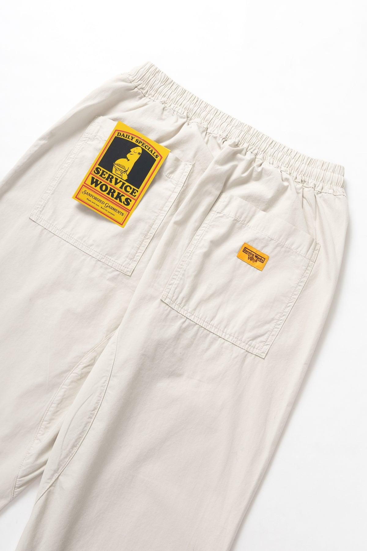 Poplin Chef Pants - White Oak Product Image