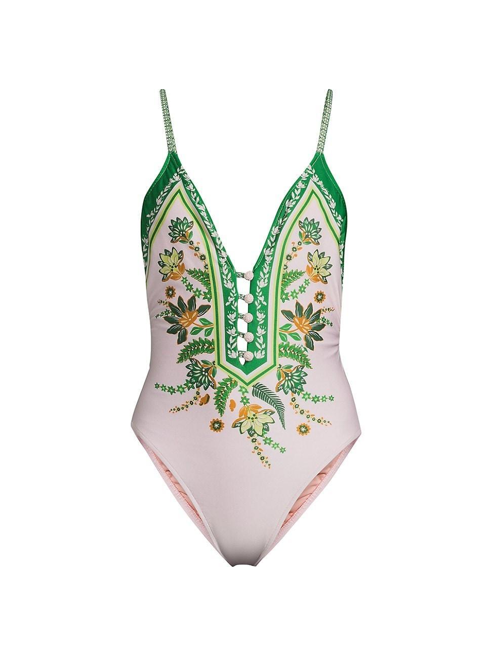 Womens Ana Tapestry One-Piece Swimsuit Product Image