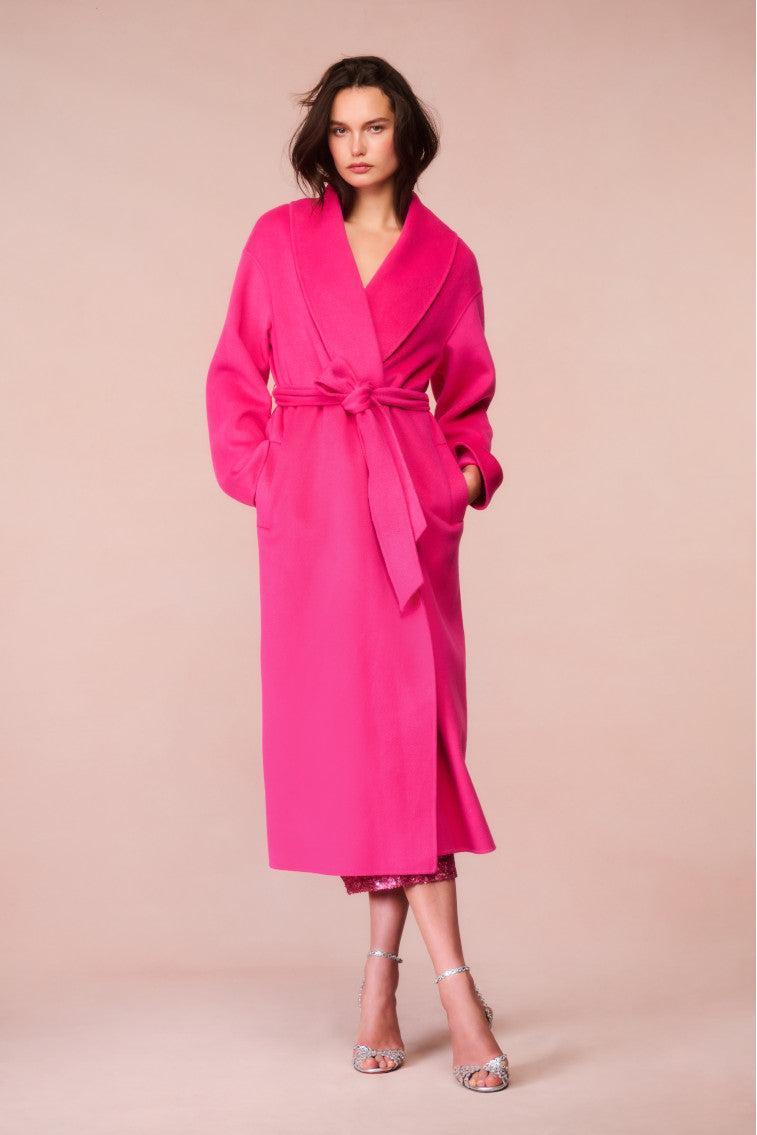 Mahika Wool-Cashmere Wrap Coat Product Image