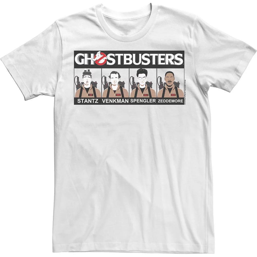 Men's Ghostbusters Group Shot Line Up Tee, Size: Medium, White Product Image