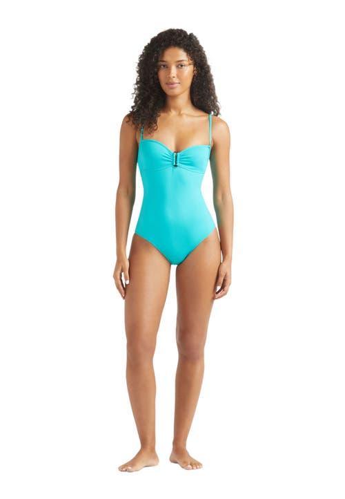 Womens Solid Sculpt One-Piece Swimsuit Product Image