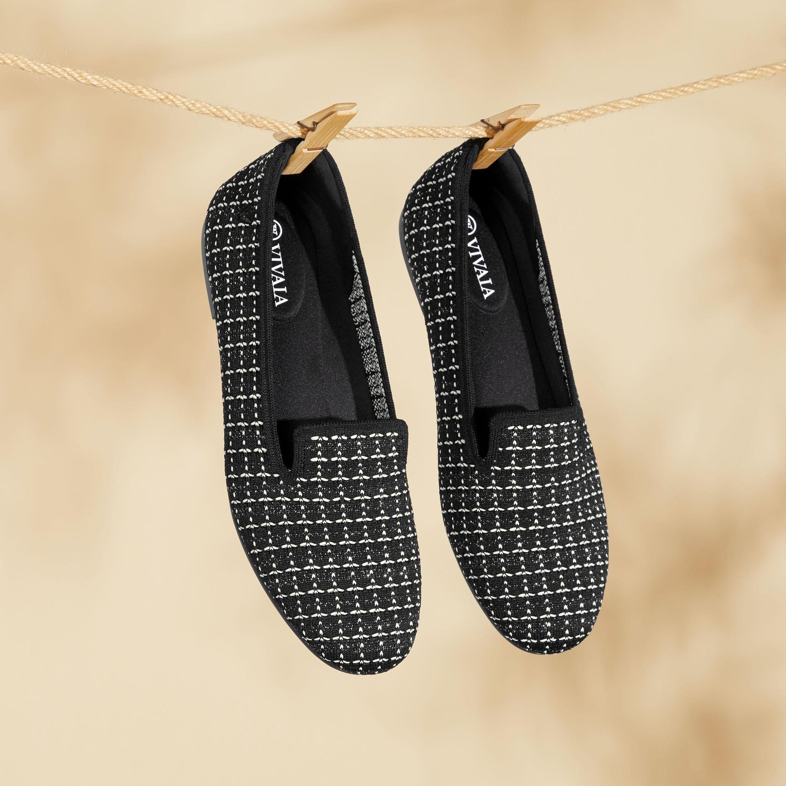 Round-Toe Woven Knit Loafer (Audrey) Product Image