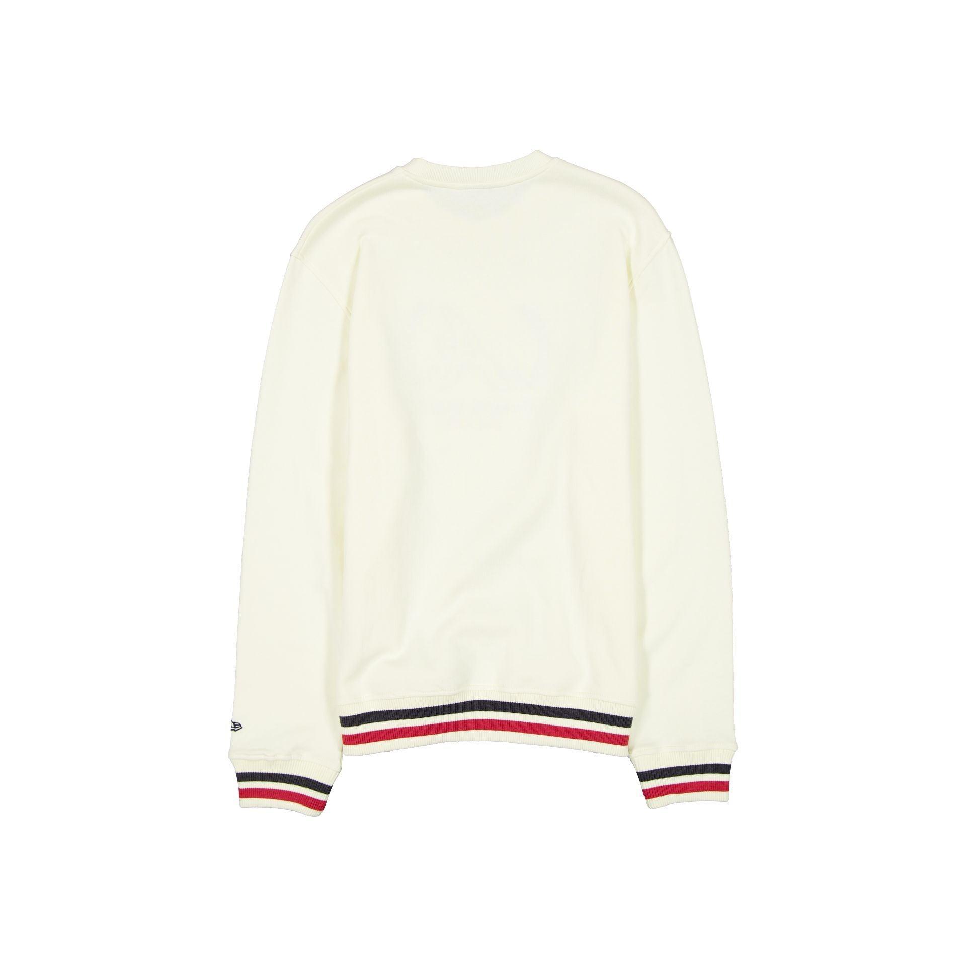Houston Astros Throwback Chrome White Crewneck Male Product Image
