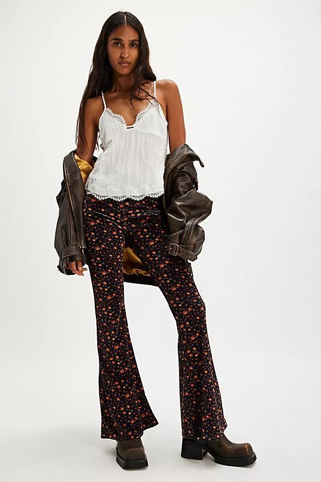Flare Street Classic Velvet Flare Pants Product Image