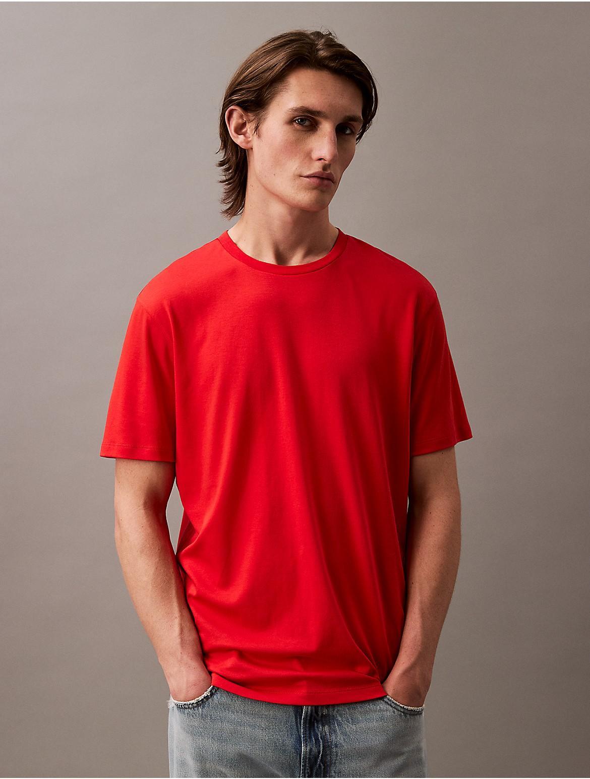Calvin Klein Men's Supima Cotton Crewneck T-Shirt - White - XXL Product Image