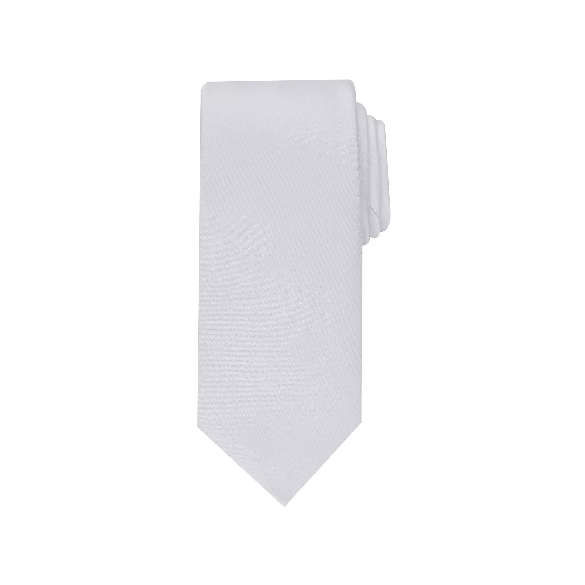 Men's Bespoke Solid Sateen Tie, Royal Sateen Product Image