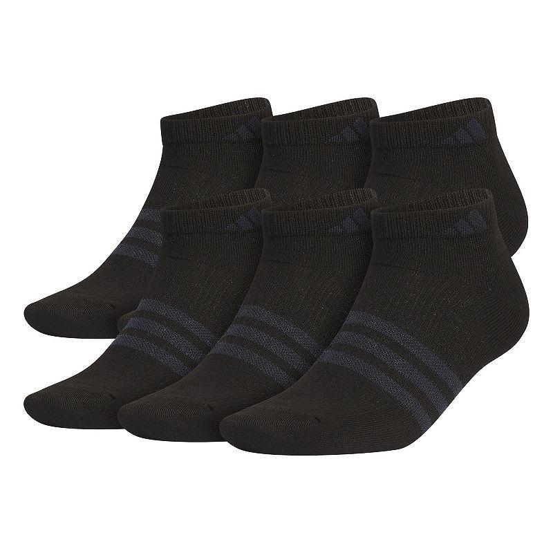 Men's adidas 6-Pack Superlite 3.0 Low-Cut Socks, Size: 5-8, Black Gray Product Image
