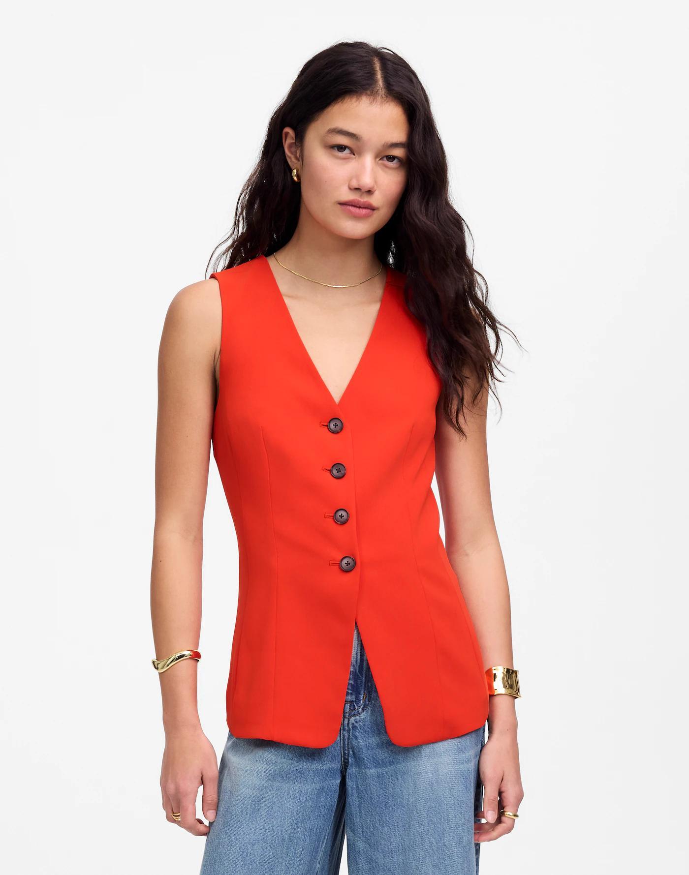 Cutaway Long Vest Product Image