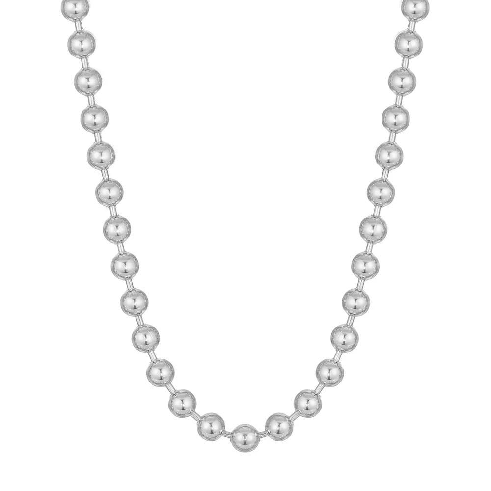 LYNX Stainless Steel Bead Chain Necklace, Women's, Size: 22" Product Image