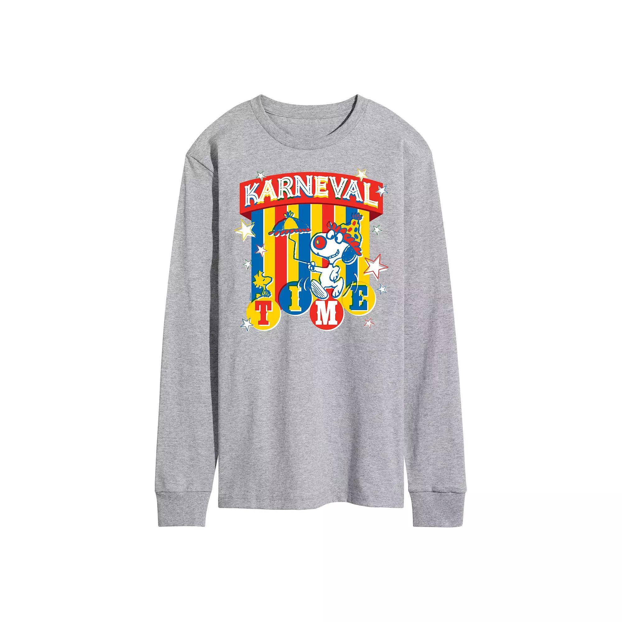 Mens Licensed Character Peanuts Karneval Time Long Sleeve Product Image