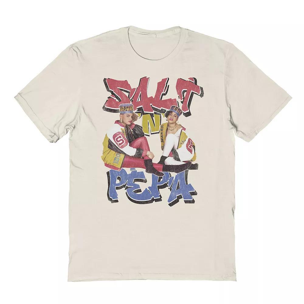 Men's Graphic Tee Primary Salt, Size: Large, Natural Product Image