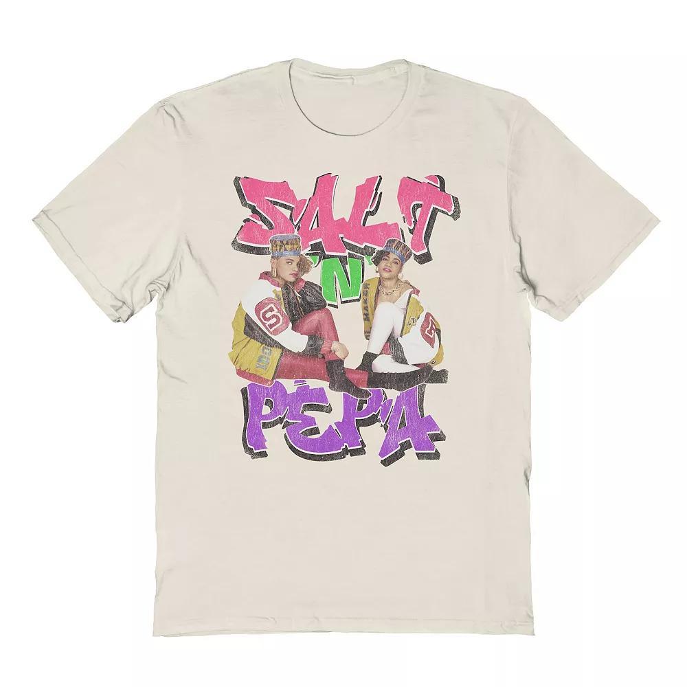 Men's Graphic Tee Big Name, Size: XL, Natural Product Image