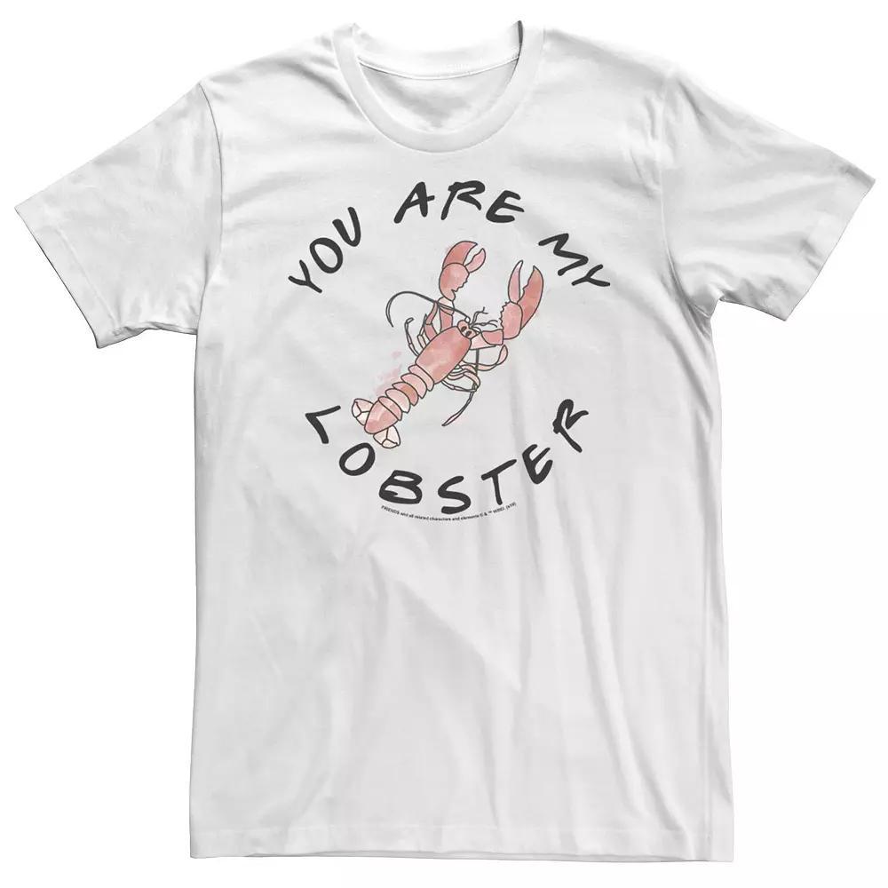 Big & Tall Friends "You Are My Lobster" Tee, Men's, Size: XLT, White Product Image