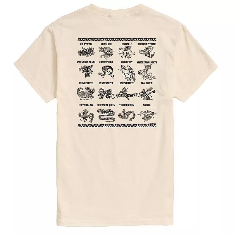 Big & Tall How To Train Your Dragon Breed Grid Graphic Tee, Mens Product Image