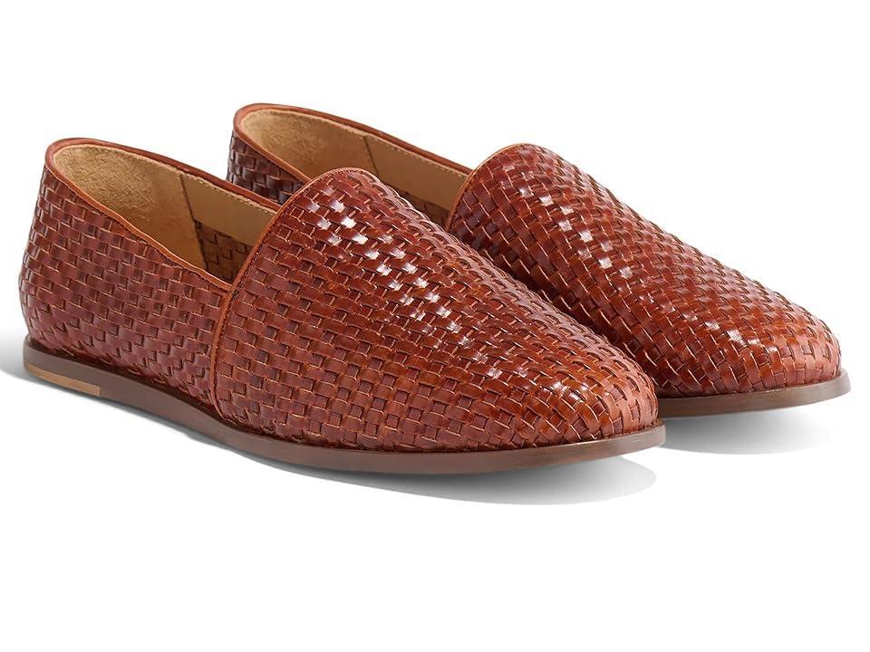 Nisolo Alejandro Woven Slip On (Brandy) Men's Lace Up Wing Tip Shoes Product Image