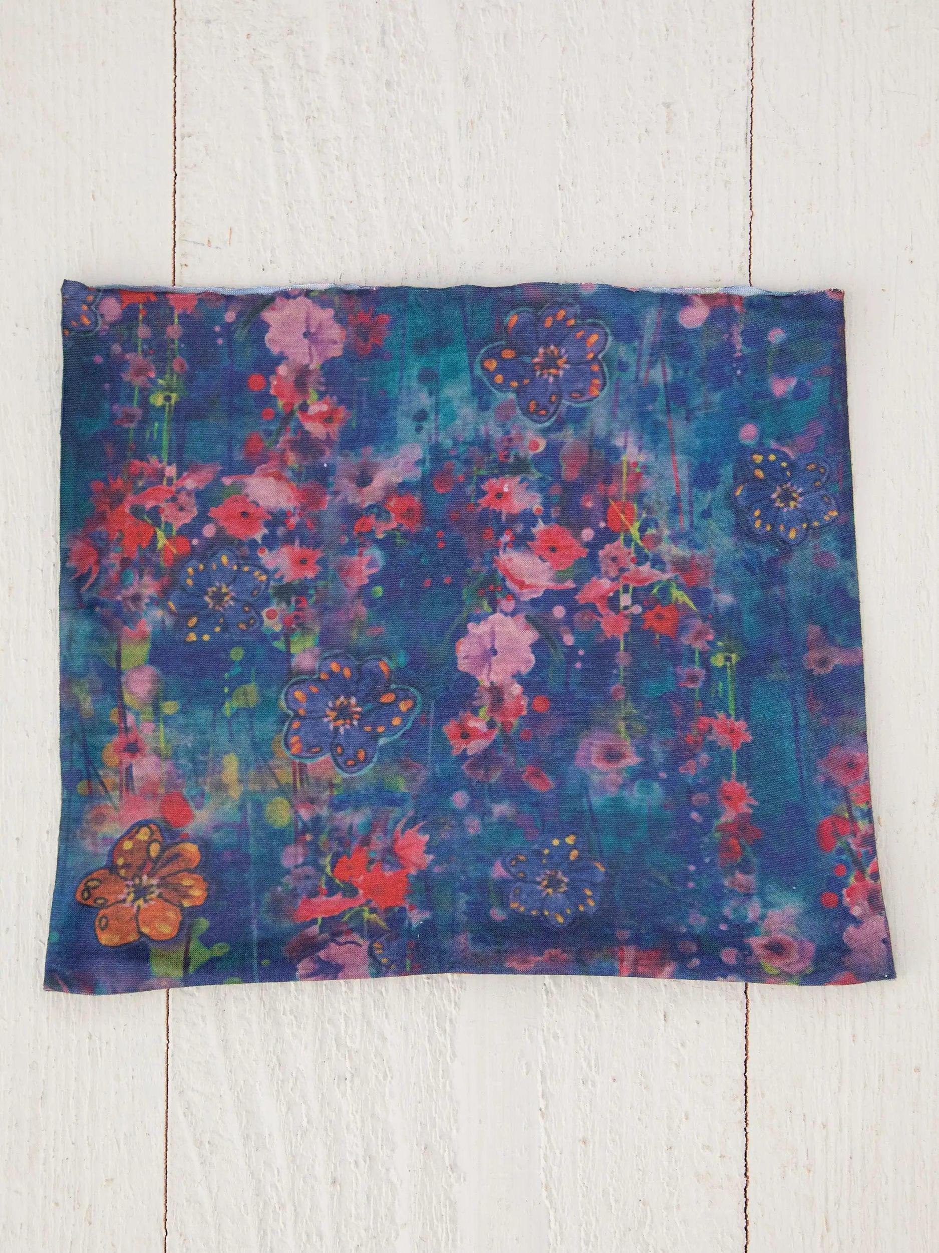 Half Boho Bandeau® Headband - Watercolor Indigo Floral Product Image