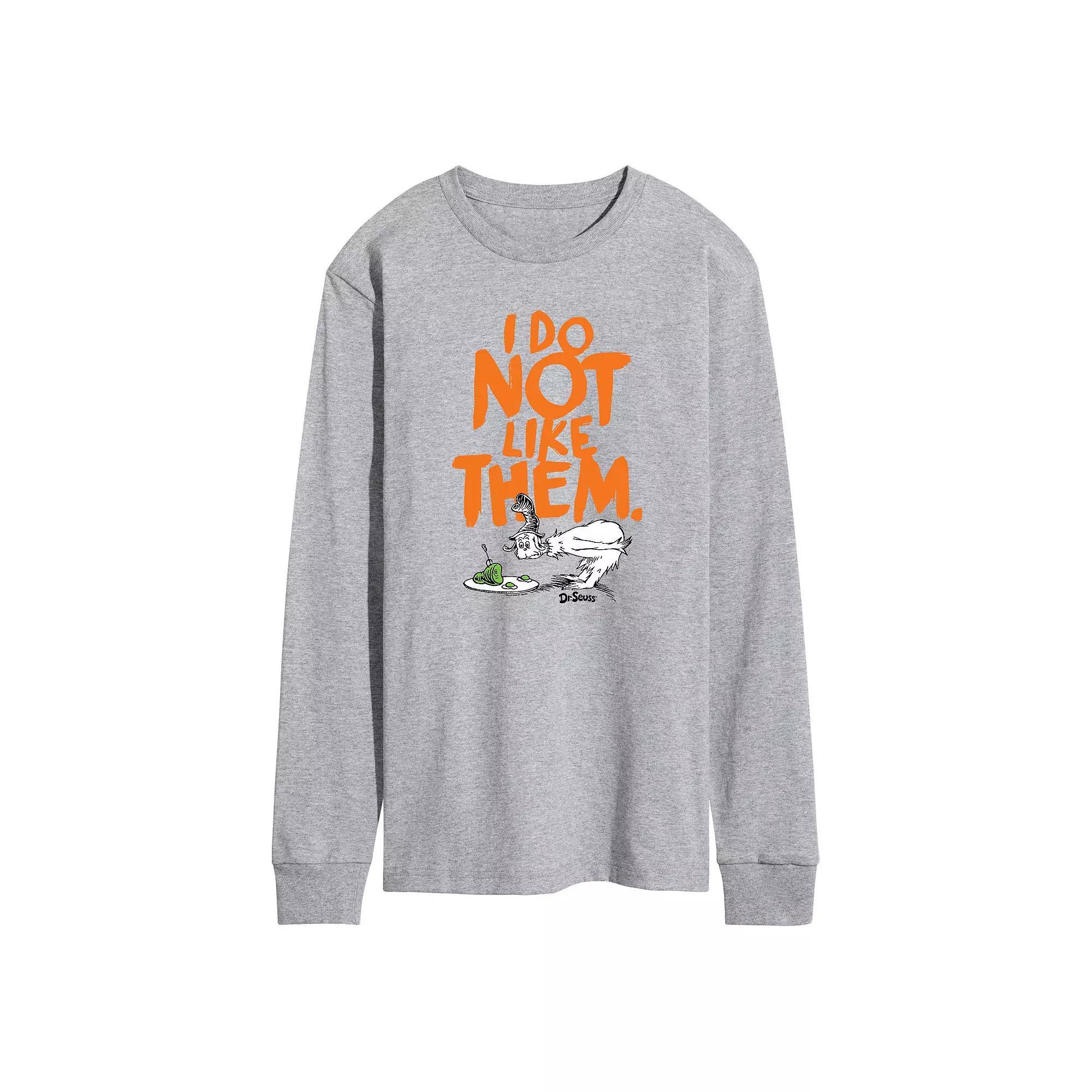 Mens Dr. Seuss Do Not Like Long-Sleeve Tee Product Image