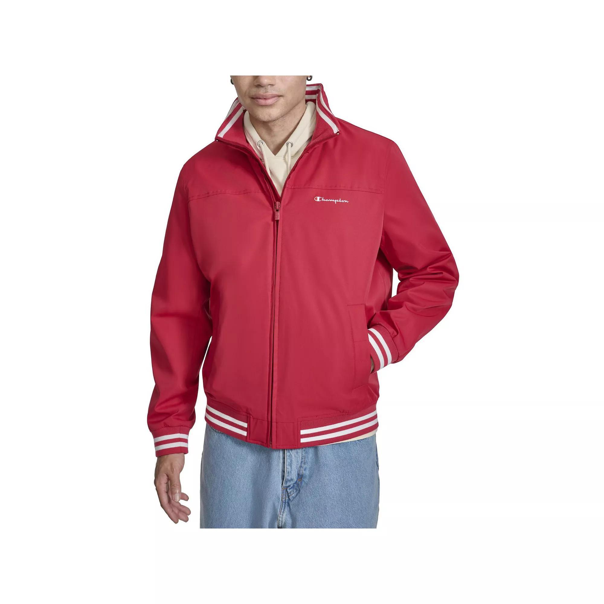 Mens Champion Varsity Bomber Jacket with Stand Collar Product Image